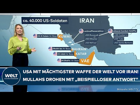 US-ARMARDA VOR IRAN: Mullahs drohen mit „beispielloser Antwort“ – Lage verschärft sich zunehmend