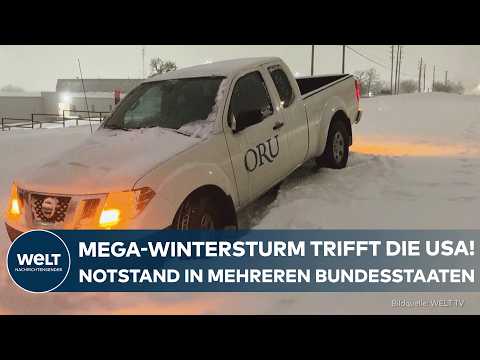 USA: Mega-Wintersturm! Mehrere Bundesstaaten rufen Notstand aus – „Diese Stadt ist vorbereitet“ USA: Mega-Wintersturm! Mehrere Bundesstaaten rufen Notstand aus – „Diese Stadt ist vorbereitet“