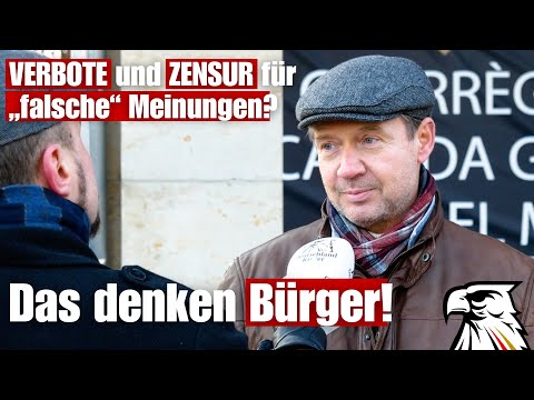 VERBOTE und ZENSUR für „falsche“ Meinungen? Das denken Bürger!