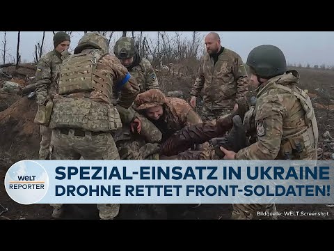 WELTREPORTER: Drohne rettet Soldaten an Front in der Ukraine! Heftige Kämpfe gegen Russland WELTREPORTER: Drohne rettet Soldaten an Front in der Ukraine! Heftige Kämpfe gegen Russland