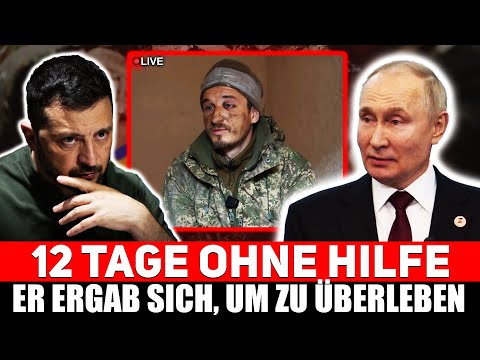 „12 TAGE HUNGRIG“ — KRIEGSGEFANGENER: RUSSLAND fütterte uns, KIEW ließ uns FALLEN