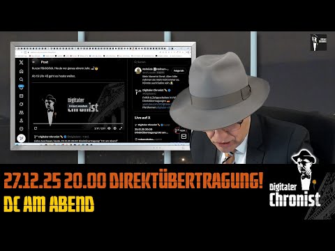 27.12.25 20.00 Direktübertragung! DC am Abend