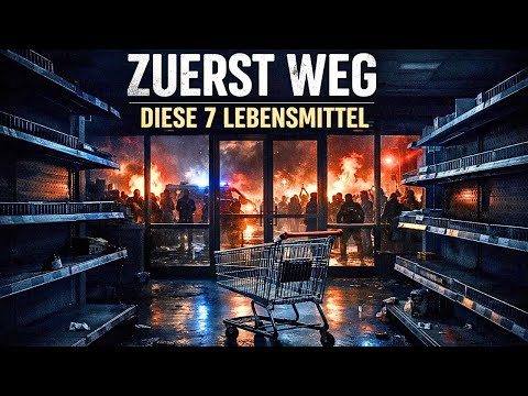 7 Lebensmittel verschwinden ZUERST bei Deutschland Blackout – Supermärkte bestätigen