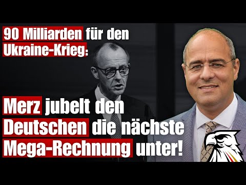 90 Milliarden für den Ukraine-Krieg: Merz jubelt den Deutschen die nächste Mega-Rechnung unter!