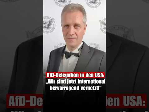 AfD-Delegation in den USA: „Wir sind jetzt international hervorragend vernetzt!“ | Petr Bystron (AfD AfD-Delegation in den USA: „Wir sind jetzt international hervorragend vernetzt!“ | Petr Bystron (AfD