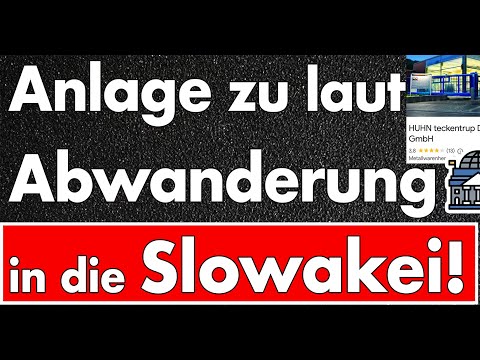 Beschwerdemichel vernichten unser Land! Fabrik wird in die Slowakei verlagert, Arbeitsplätze weg! Beschwerdemichel vernichten unser Land! Fabrik wird in die Slowakei verlagert, Arbeitsplätze weg!