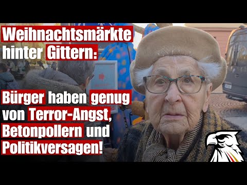 Bürger haben genug von Terror-Angst, Betonpollern und Politikversagen!