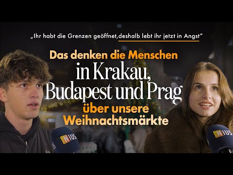 Das denken die Menschen in Krakau, Budapest und Prag über unsere Weihnachtsmärkte