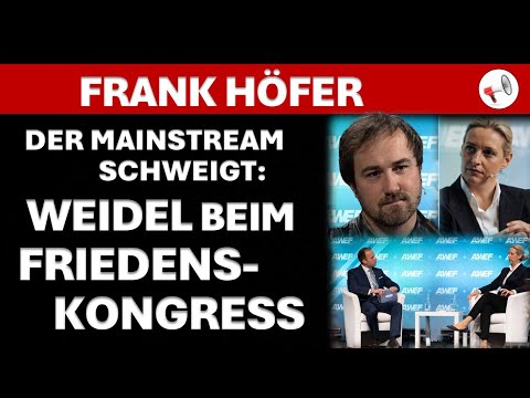 Der Mainstream schweigt laut: Alice Weidel beim Friedenstreffen in Prag und niemand berichtet Der Mainstream schweigt laut: Alice Weidel beim Friedenstreffen in Prag und niemand berichtet