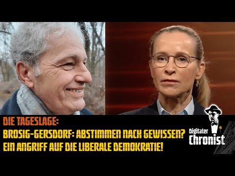 Die Tageslage: Brosig-Gersdorf: Abstimmen nach Gewissen? Ein Angriff auf die liberale Demokratie! Die Tageslage: Brosig-Gersdorf: Abstimmen nach Gewissen? Ein Angriff auf die liberale Demokratie!