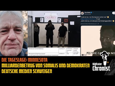 Die Tageslage: Minnesota – Milliardenbetrug von Somalis und Demokraten – Deutsche Medien schweigen Die Tageslage: Minnesota – Milliardenbetrug von Somalis und Demokraten – Deutsche Medien schweigen