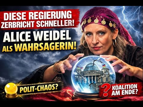 „DIESE REGIERUNG ZERBRICHT SCHNELLER!“ 🔮 ALICE WEIDEL ALS WAHRSAGERIN – POLIT