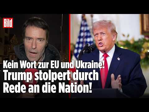 DONALD TRUMP: Stolper-Rede! „Der Auftritt wirkte verkrampft!“ – Kein Wort zu Ukraine und EU! DONALD TRUMP: Stolper-Rede! „Der Auftritt wirkte verkrampft!“ – Kein Wort zu Ukraine und EU!