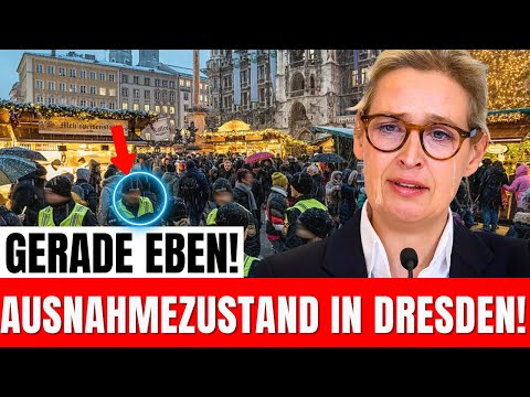 DRESDNER WEIHNACHTSMARKT IM AUSNAHMEZUSTAND 🚨 Chaotische Szenen