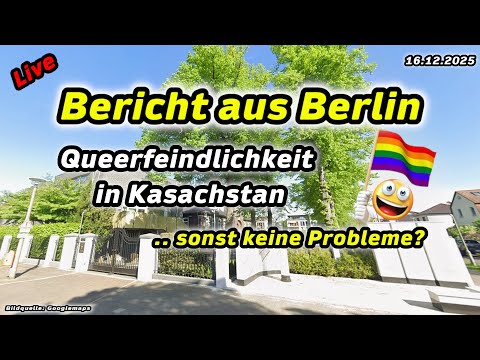 ‼️Live‼️Berlin 📢 Queerfeindliches Kasachstan 🏳️‍🌈 Sonst noch Probleme ❓gesichert provokant