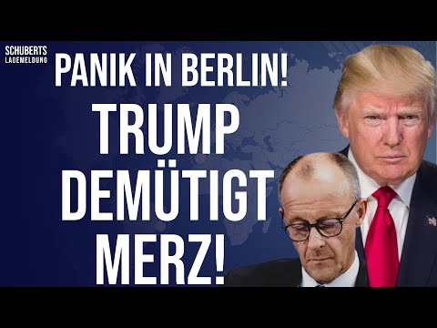 Eilt💥Geheimpapier: DARUM hat Merz Angst vor Trump!💥Totale Eskalation!💥Paranoia in Berlin!