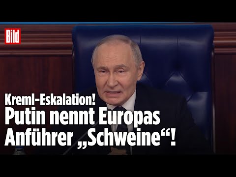 ESKALATION: Putin beleidigt Europas Staatschefs als „Schweine“ – Drohung an die Ukraine! ESKALATION: Putin beleidigt Europas Staatschefs als „Schweine“ – Drohung an die Ukraine!
