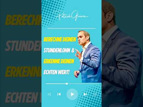 🧠 Berechne deinen Stundenlohn – erkenne deinen echten Wert!