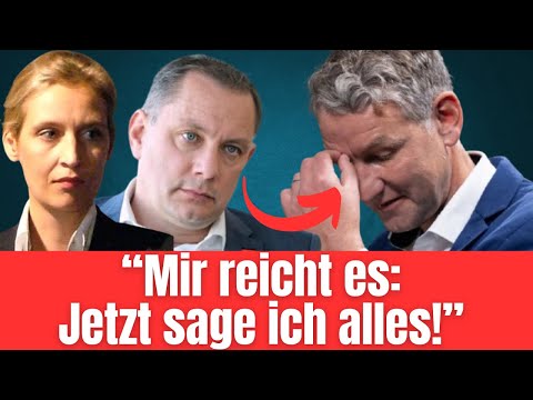 Als es aus Björn Höcke herausbricht, wird es plötzlich ganz still im Saal! Als es aus Björn Höcke herausbricht, wird es plötzlich ganz still im Saal!