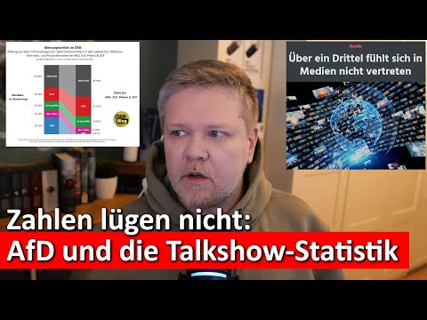 Fast 25 % im Bundestag – aber kaum im TV? Die AfD und der Talkshow-Faktor Fast 25 % im Bundestag – aber kaum im TV? Die AfD und der Talkshow-Faktor