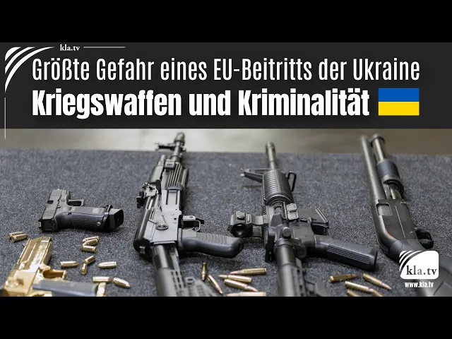 Größte Gefahr eines EU-Beitritts der Ukraine: Kriegswaffen und Kriminalität Größte Gefahr eines EU-Beitritts der Ukraine: Kriegswaffen und Kriminalität