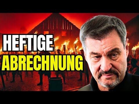 Heftige Abrechnung: Das Ende der Ära Söder droht! Heftige Abrechnung: Das Ende der Ära Söder droht!