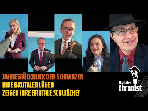 Jahresrückblick der Schranzen – Ihre brutalen Lügen zeigen ihre brutale Schwäche!