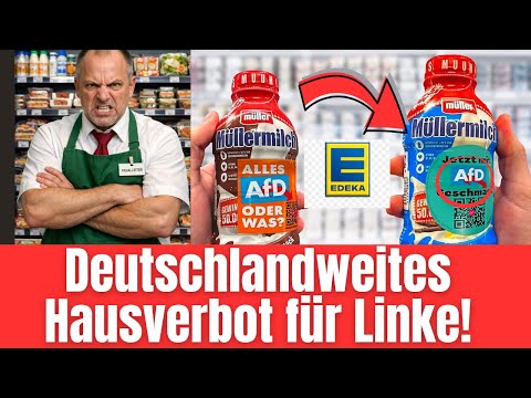 Jetzt reicht es Edeka: Anti AfD Aktion eskaliert völlig – Bedrohung & Zerstörung! 🫨