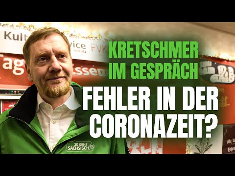 Kretschmer im Gespräch: Fehler in der Coronazeit? „Ich denke sehr viel darüber nach“