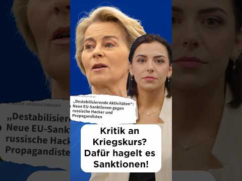 Kritik an Kriegskurs? Dafür hagelt es Sanktionen!