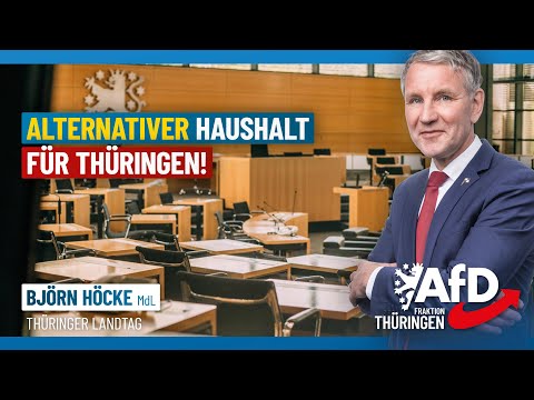 »Landeshaushaltsplan 2026/27« Björn Höcke zur Generalaussprache des Brombeer-Doppelhaushalts »Landeshaushaltsplan 2026/27« Björn Höcke zur Generalaussprache des Brombeer-Doppelhaushalts