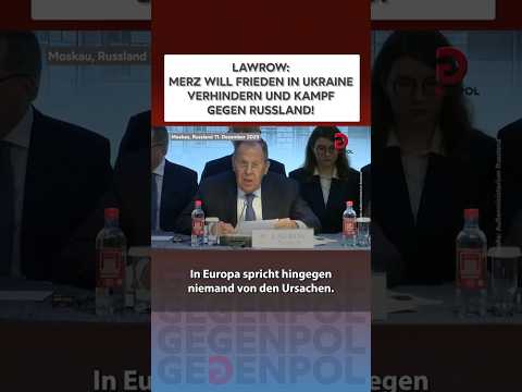#lawrow #merz #ukraine #frieden #lawrow #merz #ukraine #frieden