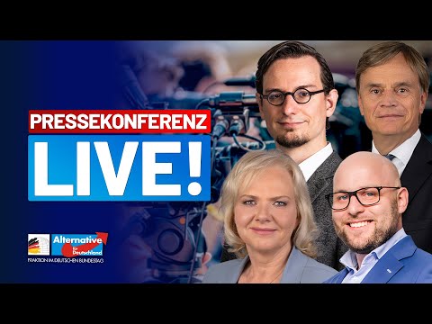 LIVE: Pressekonferenz der AfD-Fraktion – Diese Woche im Bundestag LIVE: Pressekonferenz der AfD-Fraktion – Diese Woche im Bundestag