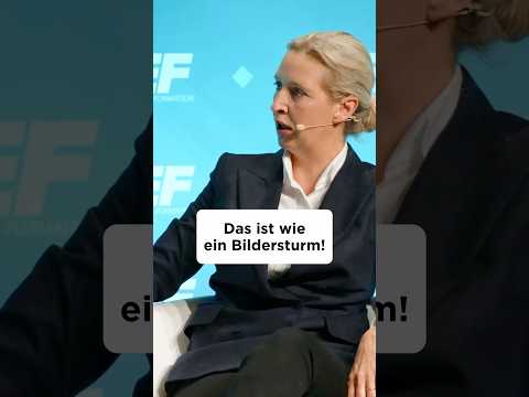 „Mao-Zedong-Politik in Deutschland“, sagt Alice Weidel auf der großen A-WEF-Bühne in Prag. „Mao-Zedong-Politik in Deutschland“, sagt Alice Weidel auf der großen A-WEF-Bühne in Prag.