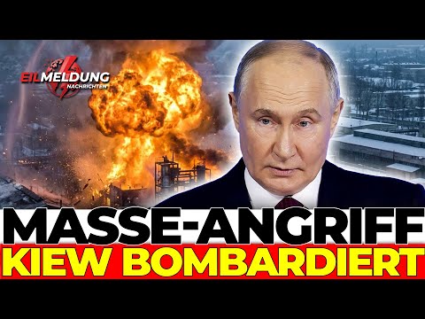 MASSIVER ANGRIFF am Samstag: Kinzhal, Kalibr und Shahed – Kiew in drei Wellen bombardiert!