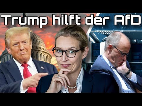 Merz‘ Albtraum: Trump verbündet sich mit AfD Merz‘ Albtraum: Trump verbündet sich mit AfD