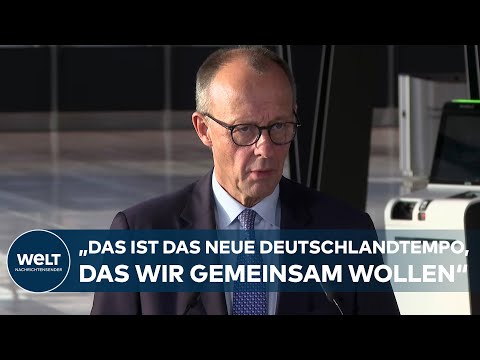 MERZ IN HESSEN: „Deutschlandtempo“ als Ziel! 200 Maßnahmen für Modernisierung und Bürokratieabbau!
