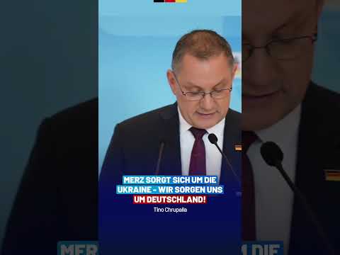 Merz sorgt sich um die Ukraine – wir sorgen uns um Deutschland! – Tino Chrupalla – AfD