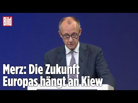 MERZ WARNT: „Das Schicksal der Ukraine ist das Schicksal Europas“ MERZ WARNT: „Das Schicksal der Ukraine ist das Schicksal Europas“
