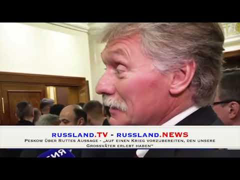 Peskow über Ruttes Aussage „auf einen Krieg vorzubereiten, den unsere Großväter erlebt haben“ Peskow über Ruttes Aussage „auf einen Krieg vorzubereiten, den unsere Großväter erlebt haben“