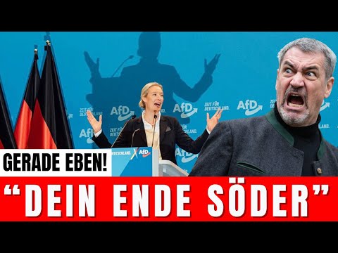 PLÖTZLICH Verliert Söder komplett die Fassung nach Weidels Angriff!