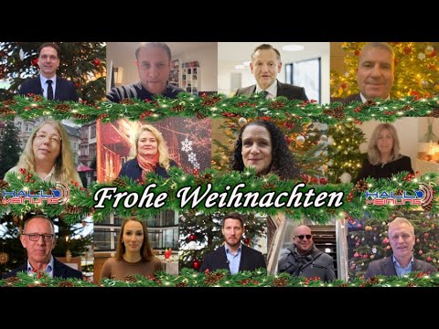Politiker & Team Hallo Meinung wünschen ein friedliches Weihnachtsfest Politiker & Team Hallo Meinung wünschen ein friedliches Weihnachtsfest