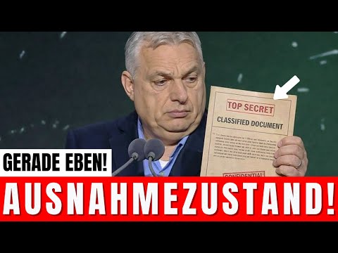Politische Bombe – Orbán legt geheimes EU-Dokument offen! MERZ ESKALIERT