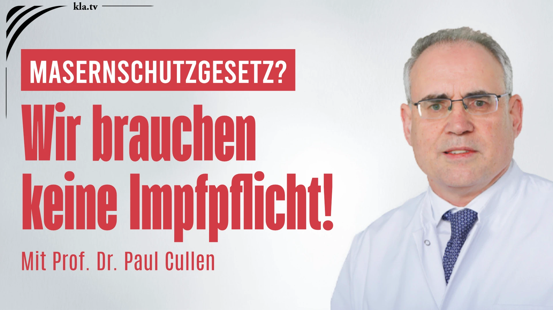 Prof. Dr. Paul Cullen: Medizinethische und gesellschaftliche Überlegungen zur Masern-Impfpflicht
