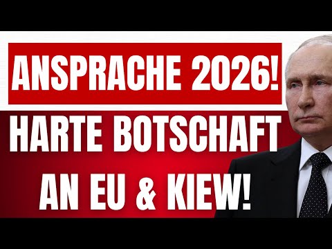 PUTIN schickt in NEUJAHRSANSPRACHE 2026 eine Schockwarnung an EU & KIEW! – Ihr werdet verlieren!