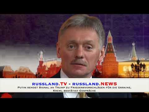 Putin sendet Signal an Trump zu Friedensvorschlägen für die Ukraine, Kreml bestätigt Gespräche Putin sendet Signal an Trump zu Friedensvorschlägen für die Ukraine, Kreml bestätigt Gespräche