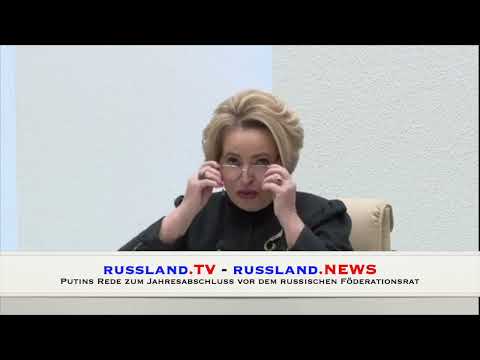 Putins Rede zum Jahresabschluss vor dem russischen Föderationsrat Putins Rede zum Jahresabschluss vor dem russischen Föderationsrat