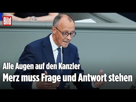 REGIERUNGSBEFRAGUNG IM BUNDESTAG: Kanzler Merz stellt sich den Abgeordneten