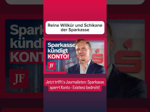 Reine Willkür und Schikane der Sparkasse