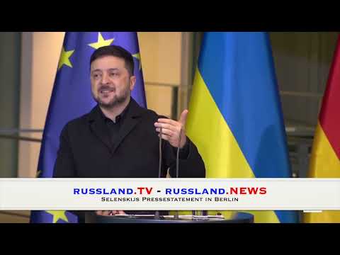 Selenskijs Pressestatement in Berlin Selenskijs Pressestatement in Berlin